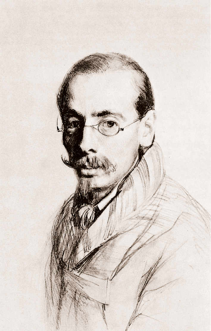  Adolpyh Von Menzel —— 理查德·门采尔—画家弟弟的肖像